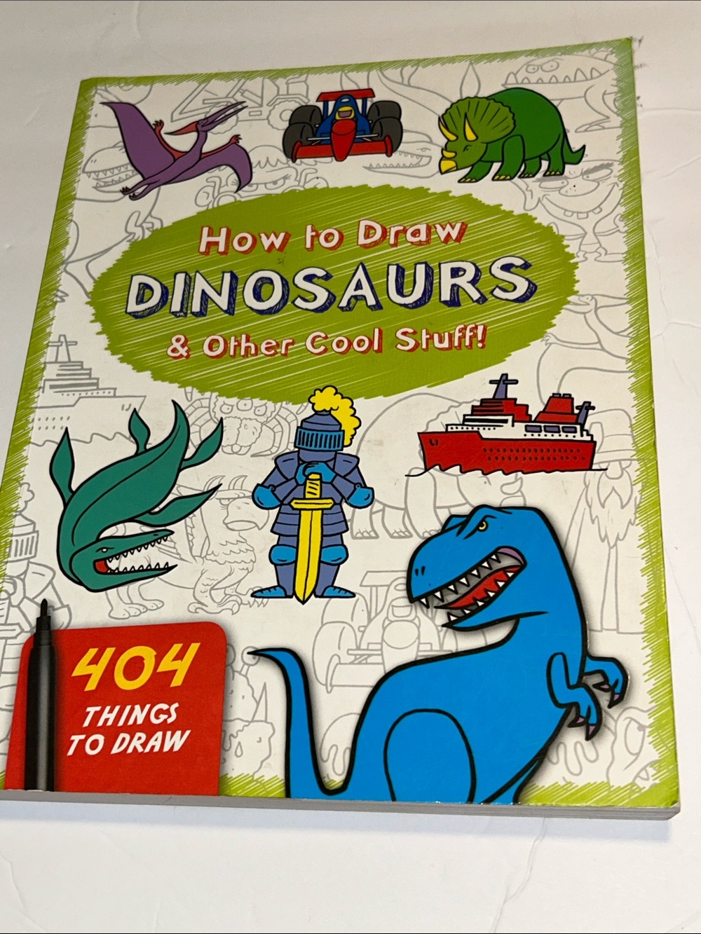 How to Draw Book ~ Dinosaurs and Other Cool Stuff (404 Things To Draw) book